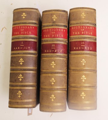 Lot 619 - The Dictionary of the Bible in three volumes,...