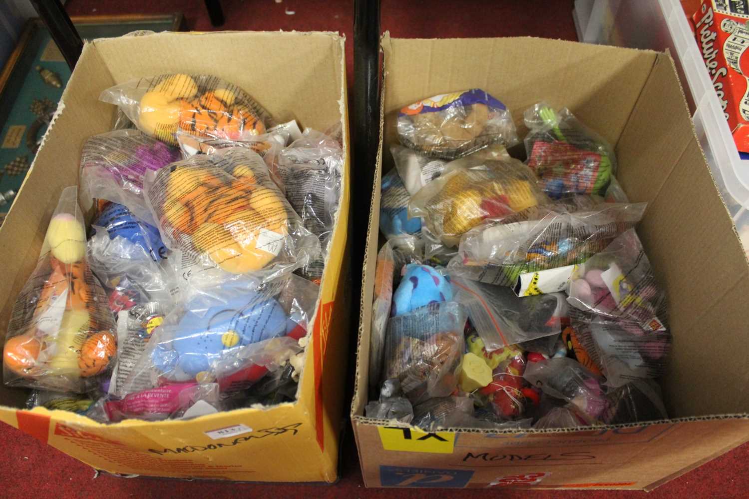 Lot 813 - Two boxes of McDonalds Happy Meal toys