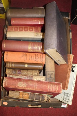 Lot 775 - A box of various books, mostly history related