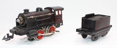Lot 232 - 1930s Bing black with red lining Continental...