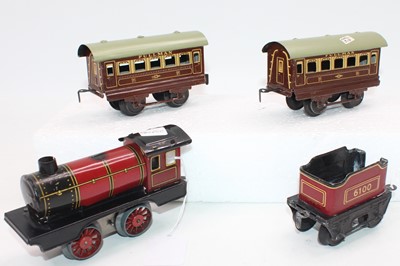 Lot 264 - Karl Bub red electric 0-4-0 loco with 4-wheel...