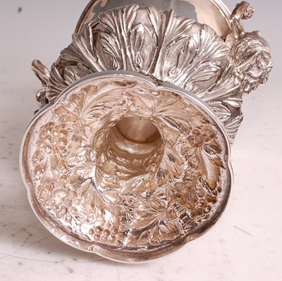 Lot 1063 - A William IV silver pedestal cup and cover,...