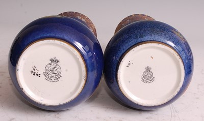 Lot 1028 - A near-pair of 1920s Carltonware porcelain...