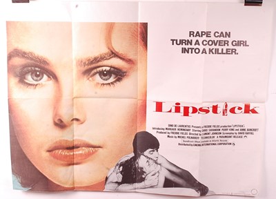 Lot 561 - Lipstick, 1976 UK quad film poster, starring...