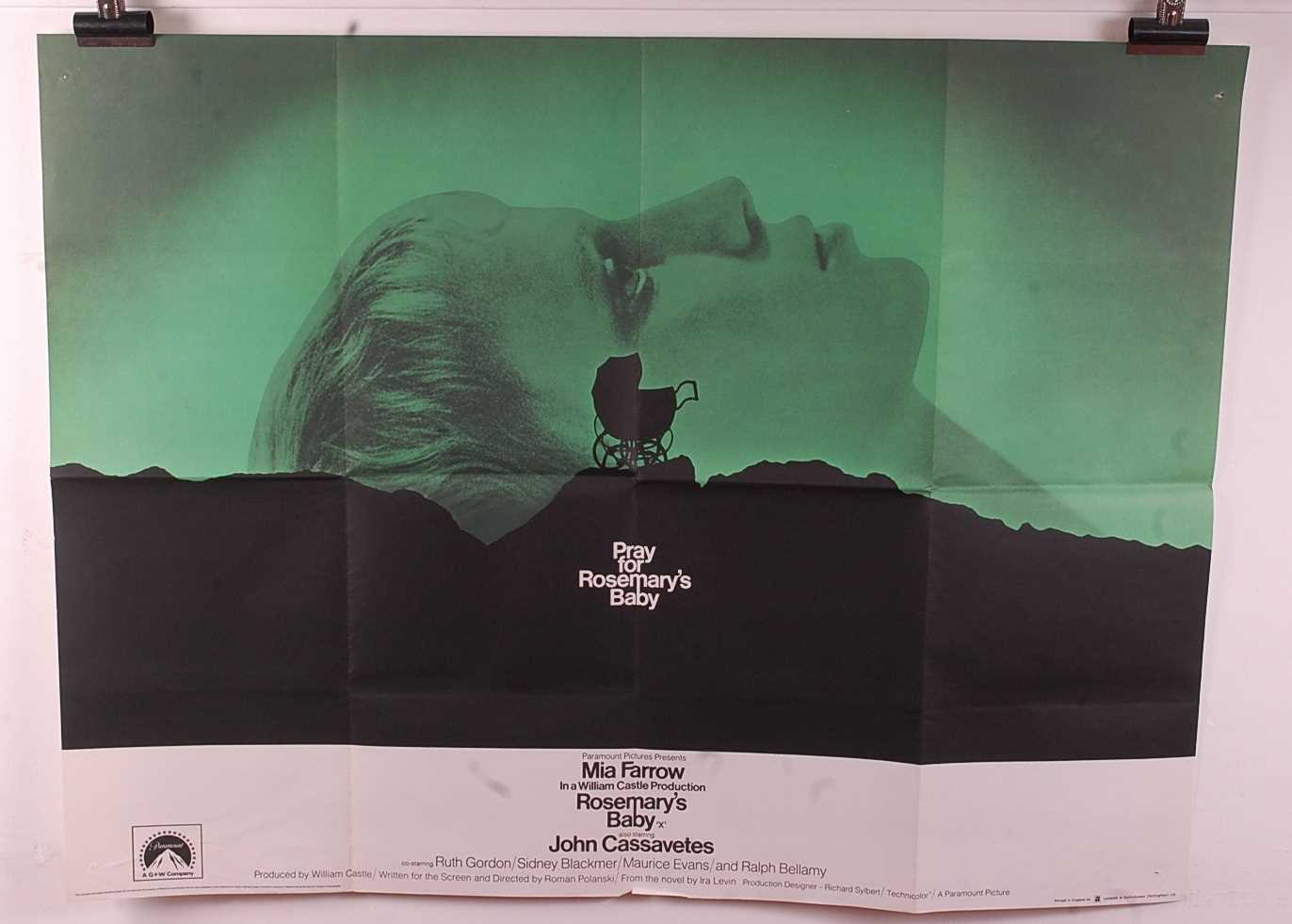 Lot 562 - Rosemary's Baby, 1968 UK quad film poster,...