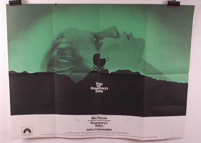 Lot 569 - Rosemary's Baby, 1968 UK quad film poster,...