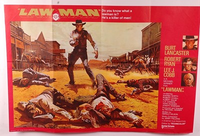 Lot 567 - Lawman, 1971 UK quad film poster, directed by...