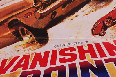 Lot 601 - Vanishing Point, 1971 UK quad film poster,...