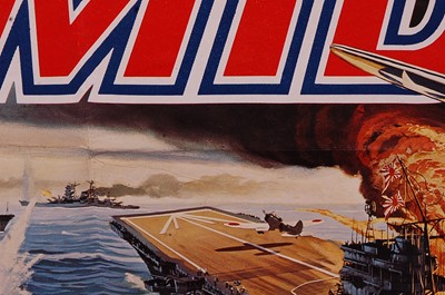Lot 591 - Battle of Midway, 1976 UK quad film poster,...