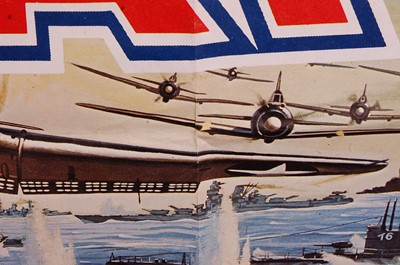 Lot 592 - Battle of Midway, 1976 UK quad film poster,...