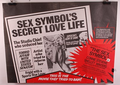 Lot 580 - Sex with the Stars, 1980 UK quad film poster,...