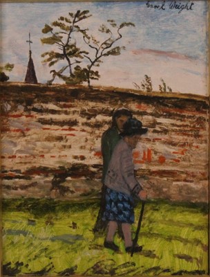 Lot 300 - Carel Weight (1907-1997) - The Wall No.2, oil...