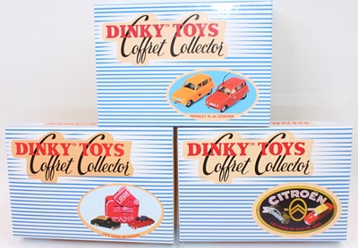Lot 3x Dinky "Coffret Collection" gift sets (2...