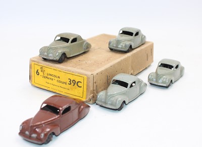 Lot 1030 - Dinky Toys No.39c Lincoln Zephyr Coupe Trade...