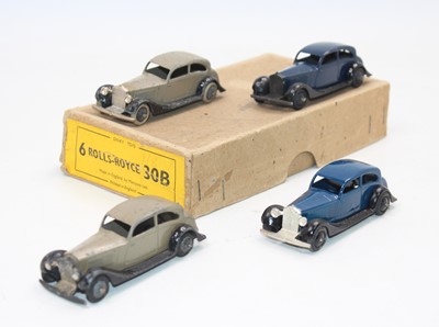 Lot 1033 - Dinky toys no.30b Rolls-Royce" saloon Trade...