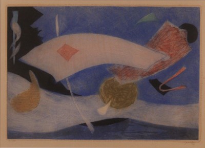 Lot 295 - Henri Goetz (1909-1989) - Espace d'Outremer,...