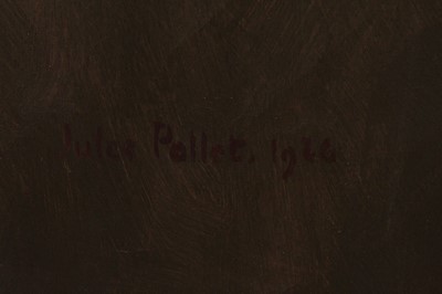Lot 312 - Jules Pollet (1870-1941) - Three-quarter...