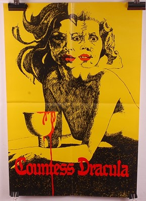 Lot 610 - Countess Dracula, 1971 one-sheet film poster,...