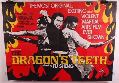 Lot 613 - The Dragon's Teeth, 1974 UK quad film poster,...