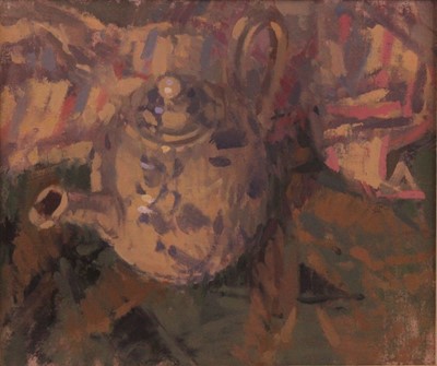 Lot 313 - John Martin (b.1957) - Chinese Teapot, oil on...
