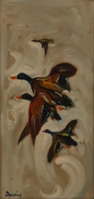 Lot 319 - George Deakins (1911-1982) - In to Land, oil...