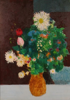 Lot 344 - Rowell Tyson (b.1926) - Sunflowers and Roses...