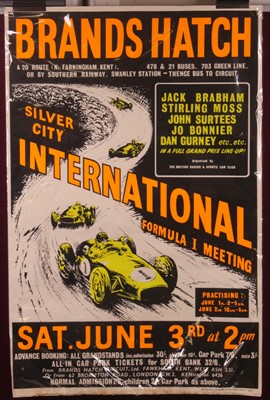 Lot 253 - Motor-racing memorabilia; Brands Hatch Silver...