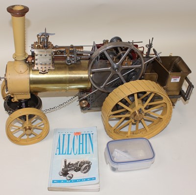 Lot 182 - A 1 1/2 inch scale coal fired Allchin Traction...