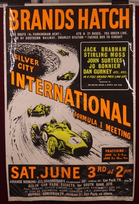 Lot 254 - Motor-racing memorabilia; Brands Hatch Silver...