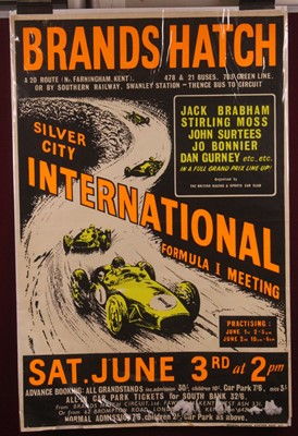 Lot 256 - Motor-racing memorabilia; Brands Hatch Silver...
