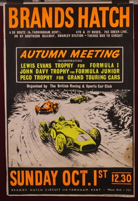 Lot 258 - Motor-racing memorabilia; Brands Hatch Autumn...