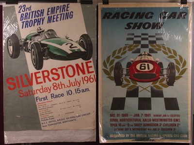 Lot 262 - Motor-racing memorabilia; Silverstone 23rd...
