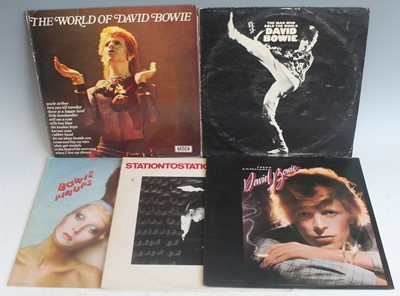 Lot 834 - David Bowie, a collection of nine LP's to...