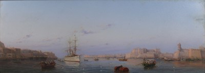 Lot 1260 - Luigi Maria Galea (Maltese 1847-1917) - Pair:...