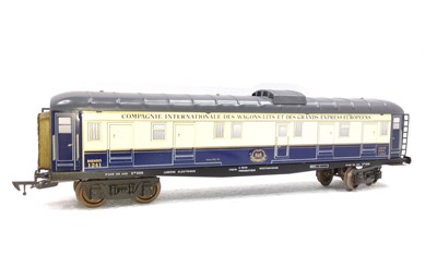 Lot 307 - Wagon Lits Baggage car no.1241, blue with gold...