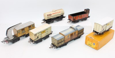 Lot 319 - Six JEP goods wagons: NORD baggage wagon;...