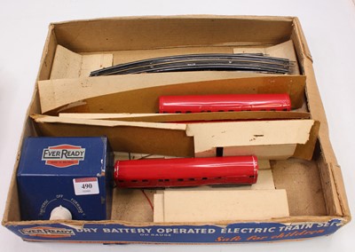 Lot 490 - Ever Ready Underground train set comprising...