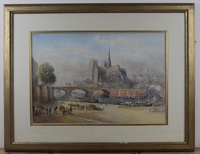 Lot 1274 - Albert Goodwin (1845-1932) - The Notre Dame...