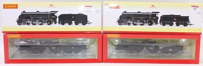 Lot 451 - Two Hornby S15 class 4-6-0 locos and tenders...