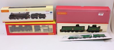 Lot 453 - Two Hornby locos and tenders: R2583 BR 4-6-0...