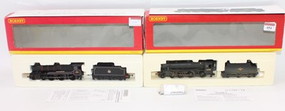 Lot 454 - Two Hornby 4-6-0 locos and tenders: R2258 BR...