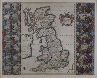 Lot 1297 - Joan Blaeu – Britannia prout divisa fuit...