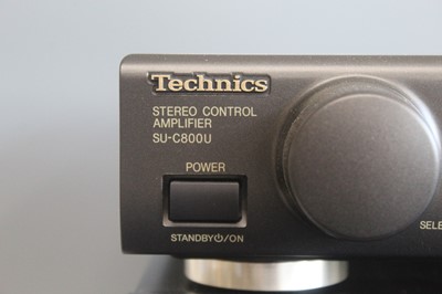 Lot 550 - A Technics seperates stereo system to include...