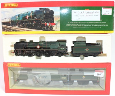 Lot 460 - Two Hornby locos and tenders: R3436 BR early...