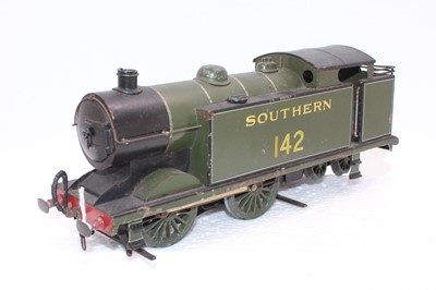 Lot 347 - O gauge Southern tank loco 0-4-4 no.142, green,...