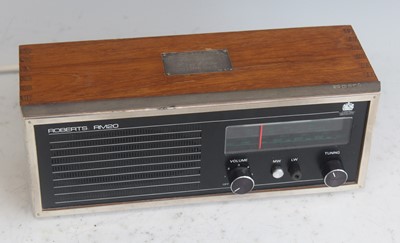 Lot 551 - A Roberts RM20 radio no. 67/100 to commemorate...