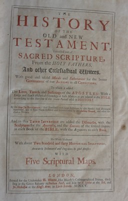 Lot 1002 - The History of the Old and New Testament...