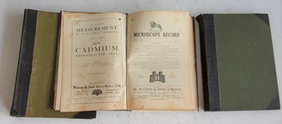 Lot 1005 - JOURNAL OF THE ROYAL MICROSCOPICAL SOCIETY....