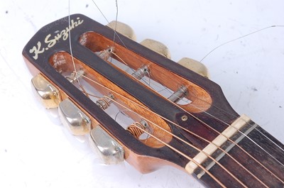 Lot 502 - A Kiso Suzuki acoustic guitar, model 9614,...