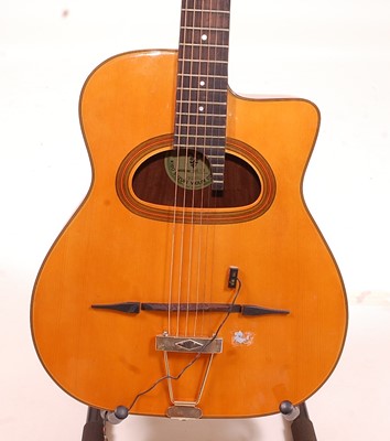 Lot 502 - A Kiso Suzuki acoustic guitar, model 9614,...